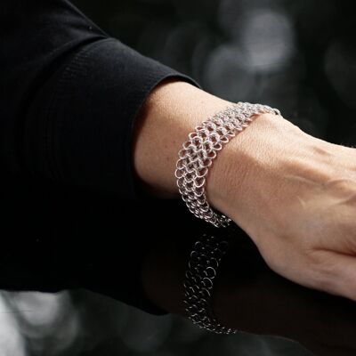 Bracelet LUMI manchette Ø 1.0 - argent 925