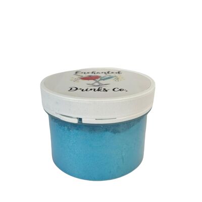 Polvere luccicante azzurra (vaschetta da 100 g)