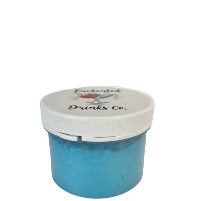 Polvere luccicante azzurra (vaschetta da 100 g)