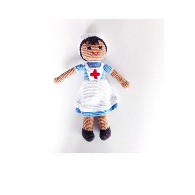Babyspielzeugpuppe Krankenschwester – Kleid