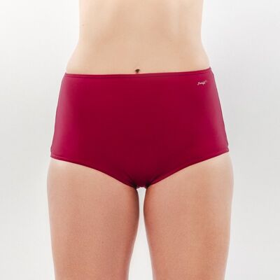 Bikini Pants High Hip - Blooming Bordeaux