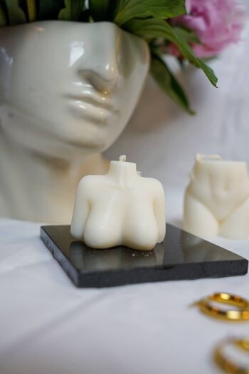Booty Bum Naked Women Body Soy Wax Ivory Candle__ 4