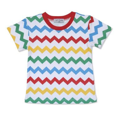 Rainbow Chevron Baby & Childrens T Shirt