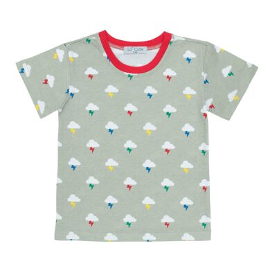 Grey Clouds Baby & Childrens T Shirt