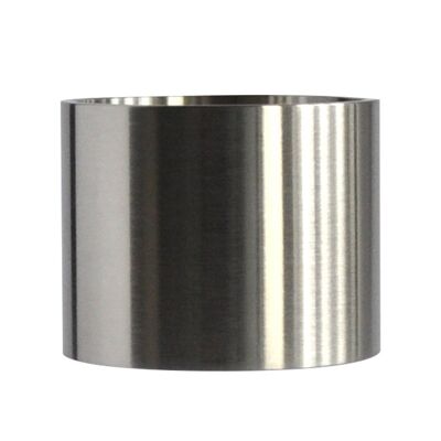 Teelichthalter aus gebürstetem Stahl