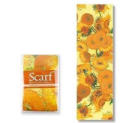 Schal, Sonnenblumen, van Gogh