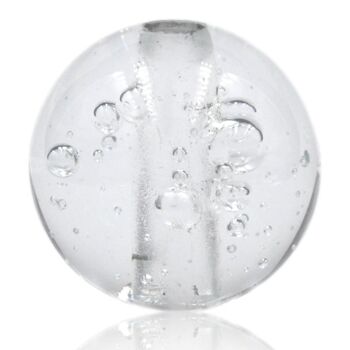 Perle de verre Goutte de Pluie 6cm