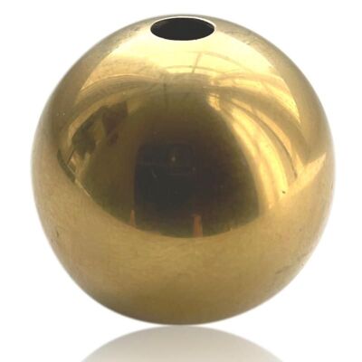 Perle dorée 6cm