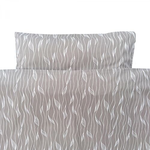 Organic bedding junior grey twist GOTS