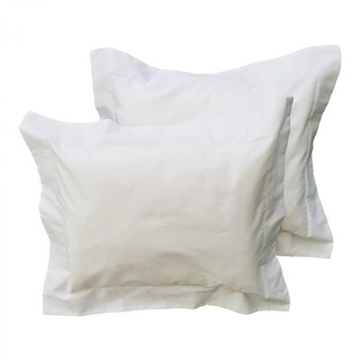 Organic pillow case 2 pcs baby white classic GOTS