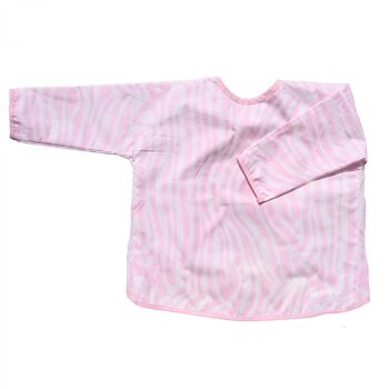 Tablier enfant bio animal rose