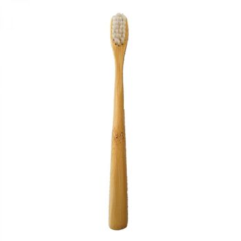 Brosse à dents en bambou naturel pour enfants 1