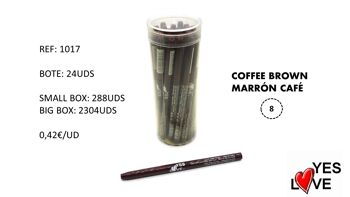 Crayon à café 1017-008 café profond