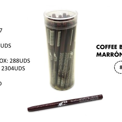 Coffee pencil 1017-008 deep coffee