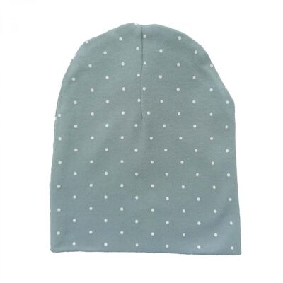 Gorro bebe organico zafiro dotty 3-6 meses GOTS