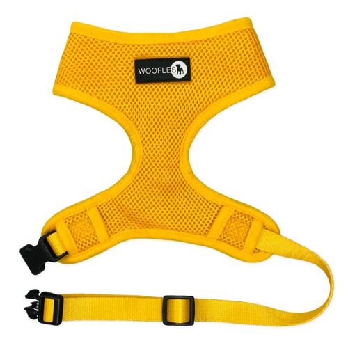 Dual AirMesh Dog Harness - Mustard Yellow   / AMLGMY