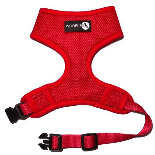 Dual AirMesh Dog Harness - Red   / AMSMRD