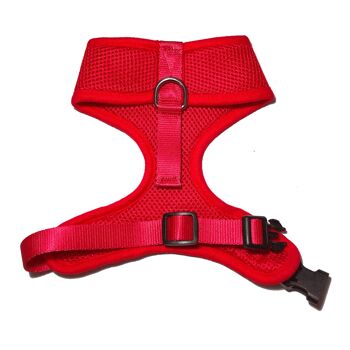 Harnais pour chien Dual AirMesh - Rouge / AMMDRD 4