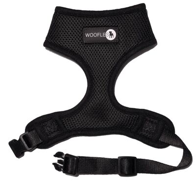 Dual AirMesh Dog Harness - Black   / AMSMBLA