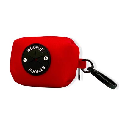 Classic Colours Poo Bag Holder - Red   / CCPBHRD