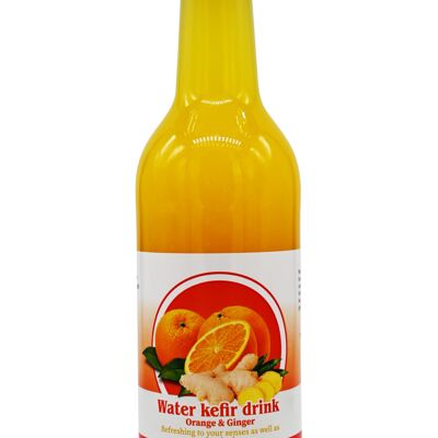 Kefir d'acqua all'arancia e zenzero – 330 ml