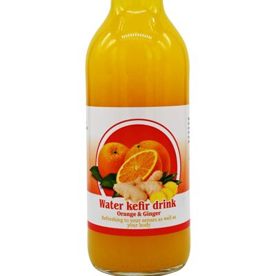 Kefir d'acqua all'arancia e zenzero – 330 ml