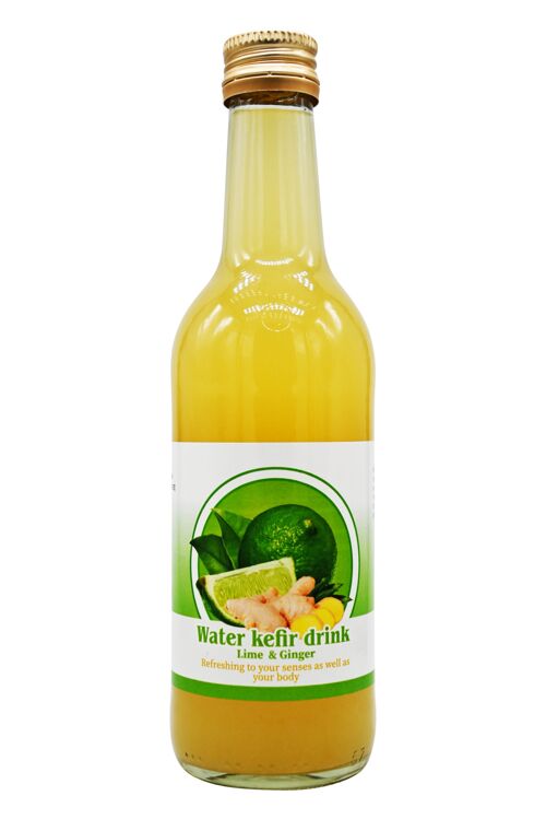 Lime & Ginger water kefir – 330ml