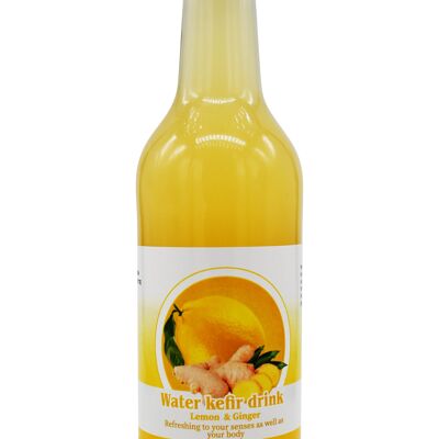 Kefir d'acqua limone e zenzero – 330 ml