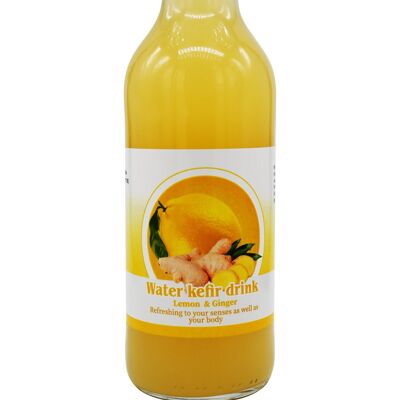Kefir d'acqua limone e zenzero – 330 ml