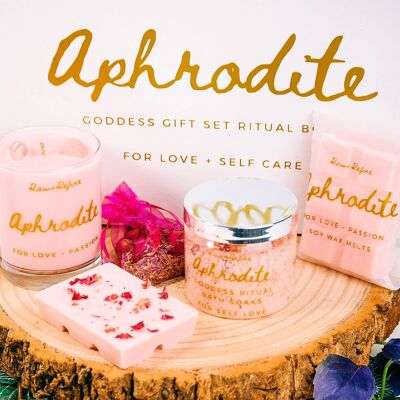 Goddess Gift Set Ritual Box - Aphrodite - For Self Care + Manifesting Love / SKU171