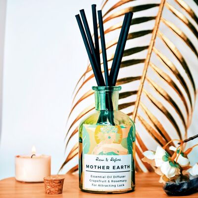 Goddess Essential Oil Reed Diffuser - Mother Earth - Blended for Attracting Luck / SKU186