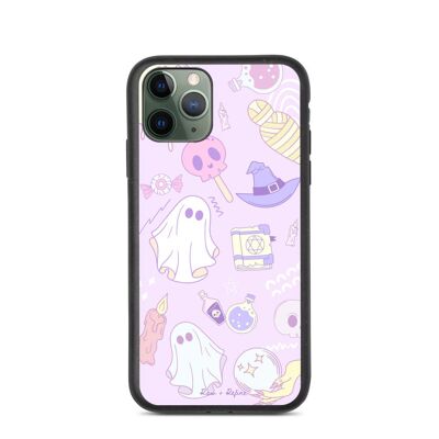 Biodegradable Pastel Ghost Witch iPhone Case - Eco Friendly Boho Phone Cases - iPhone 11 Pro / SKU205
