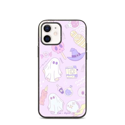 Biodegradable Pastel Ghost Witch iPhone Case - Eco Friendly Boho Phone Cases - iPhone 12 / SKU207
