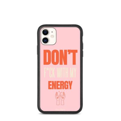 Biodegradable Don't F*ck With My Energy iPhone Case Witchy Eco Friendly Phone Cases - iPhone 11 / SKU228