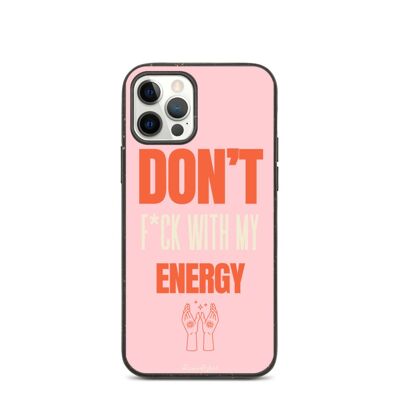 Biodegradable Don't F*ck With My Energy iPhone Case Witchy Eco Friendly Phone Cases - iPhone 12 Pro / SKU233