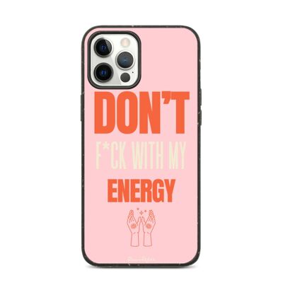 Biodegradable Don't F*ck With My Energy iPhone Case Witchy Eco Friendly Phone Cases - iPhone 12 Pro Max / SKU234