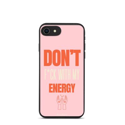 Biodegradable Don't F*ck With My Energy iPhone Case Witchy Eco Friendly Phone Cases - iPhone 7/8/SE / SKU236
