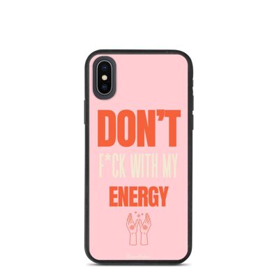 Biodegradable Don't F*ck With My Energy iPhone Case Witchy Eco Friendly Phone Cases - iPhone X/XS / SKU237