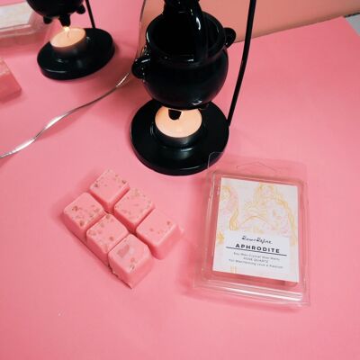 APHRODITE Rose Quartz Crystal Wax Melts - Love & Passion / SKU258