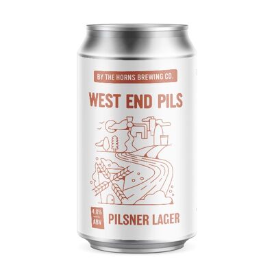 West end pils – pilsner lager – 4.0%