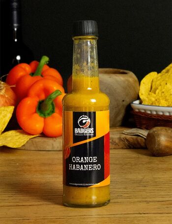 Sauce piquante à l'orange et au habanero (moyennement sucré) 1