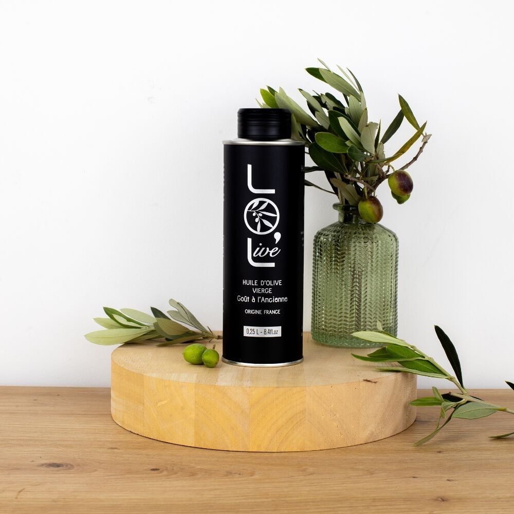 Aceite de oliva "viejo" - Virgen negro afrutado 0.25L - Francia / Provenza