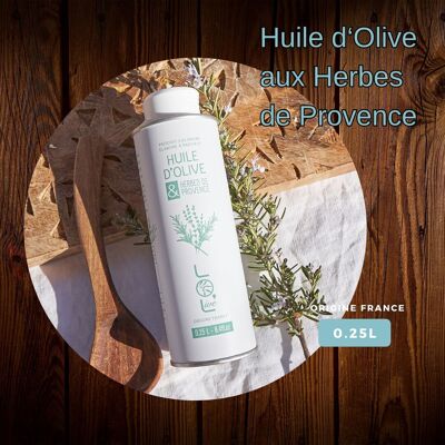 Huile d'olive Herbes de Provence 0.25L - France / Provence