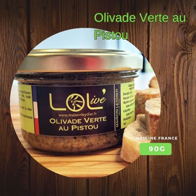 Grüne Olivade mit Pesto 90gr - Brotaufstrich - Française / Provence