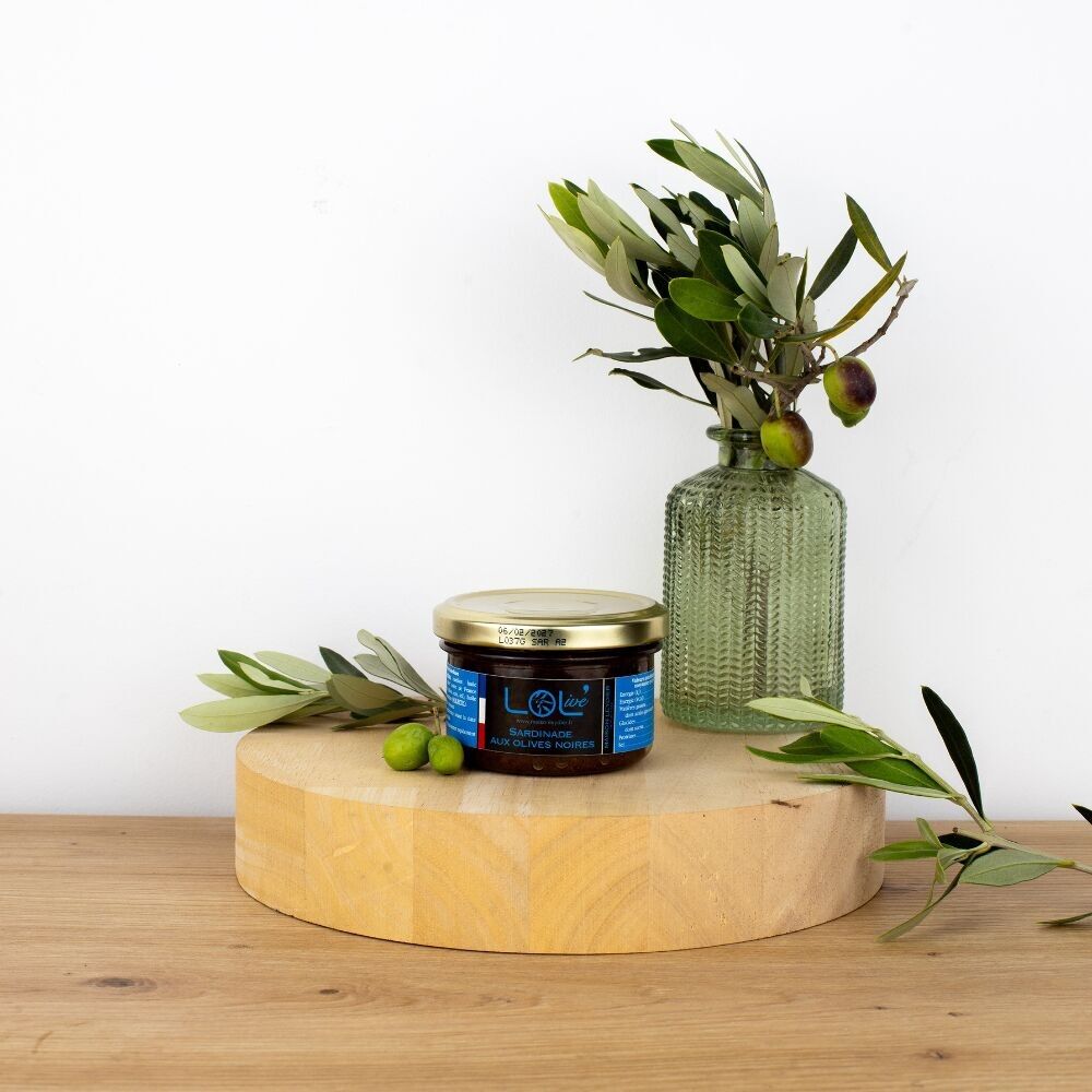 Sardinata con Olive Nere 90gr - Crema Spalmabile - Francia / Provenza
