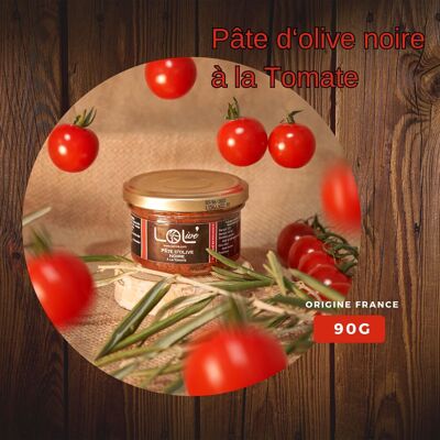Pâte d'olive noire à la tomate 90gr - Tartinade - France / Provence