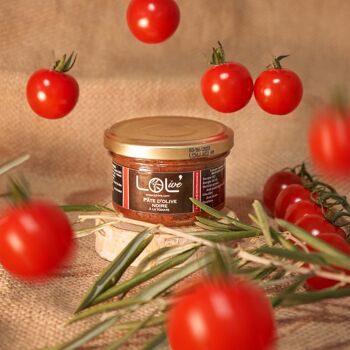 Pâte d'olive noire à la tomate 90gr - Tartinade - France / Provence 3