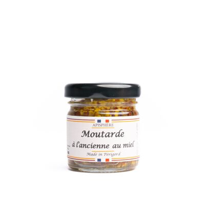 Old fashioned mustard with Périgord honey 30g