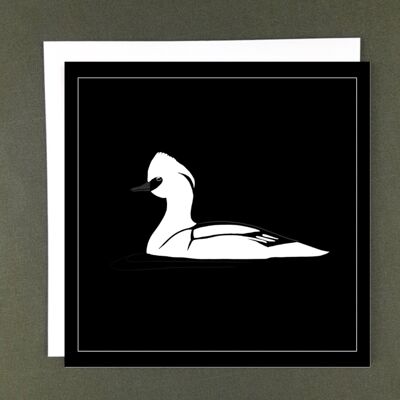 Smew Greeting Card - Recycled Paper + Charity Donation