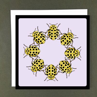 22 Spot Ladybird Greeting Card - Recycled Paper + Charity Donation